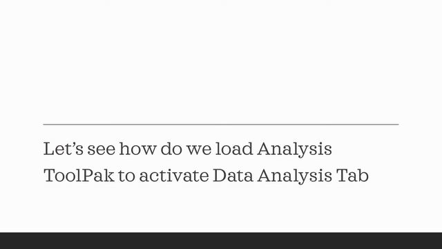 How to Load the Analysis ToolPak in Excel смотреть онлайн