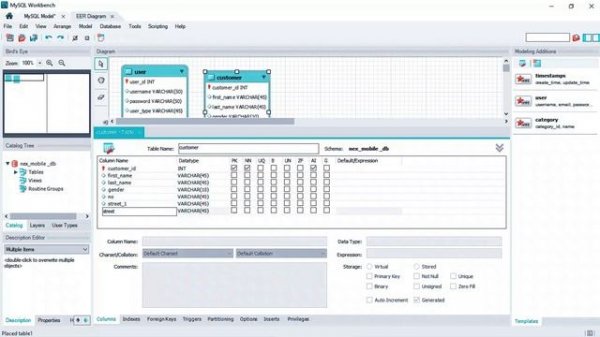 HOW TO CREATE TABLES IN A DATABASE IN MYSQL WORKBENCH