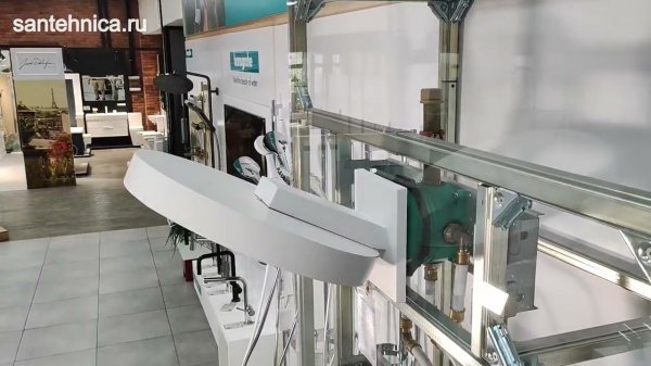 Сантехника.ру: Верхний душ Hansgrohe Rainfinity 26234700, 36 x 30 см, с держателем, белый матовый