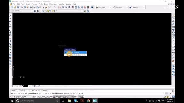 AutoCAD 2007 tutorial PART 01 смотреть онлайн