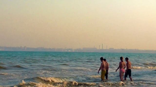 Одесса, пляж летом / Odessa, Beach In Summer