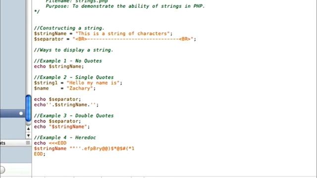 PHP Strings - Part (2/4) смотреть онлайн