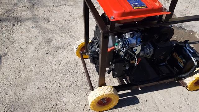 Установка высокого давления 500 бар с двигателем внутреннего сгорания смотреть онлайн