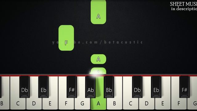 How Great Thou Art | BEGINNER PIANO TUTORIAL + SHEET MUSIC by Betacustic смотреть онлайн