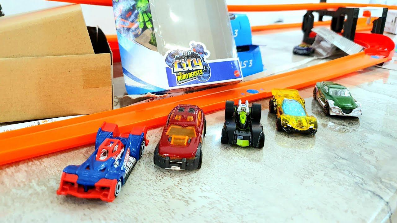 Обзор набора Hot Wheels 5 Pack Robo Beasts. Редкие Hot Wheels. Гонка Hot Wheels