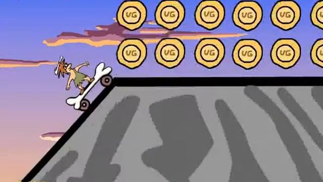 Stone Age Skater - Kids Game смотреть онлайн