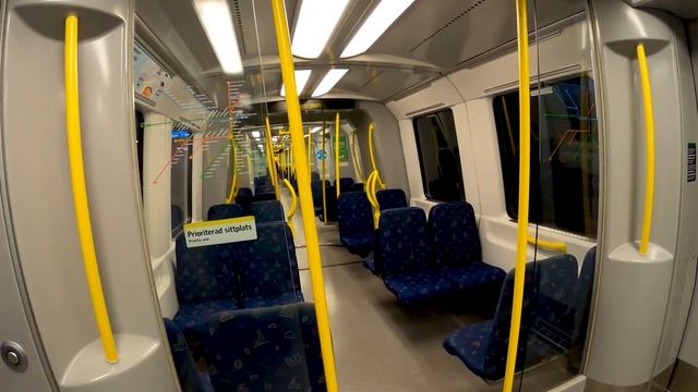 STOCKHOLM WALK 4K : Stockholm Tunnelbana (Stockholm Subway) ride from Kungsträdgården to T-Centrale смотреть онлайн