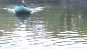 Испытание лодочного мотора на лодке Байкал 280