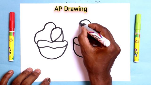 how to Draw rose Flower from 22 number step by step Drawing смотреть онлайн