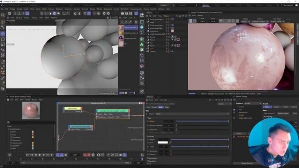 Arnold Render в Cinema 4D | Стрим#71