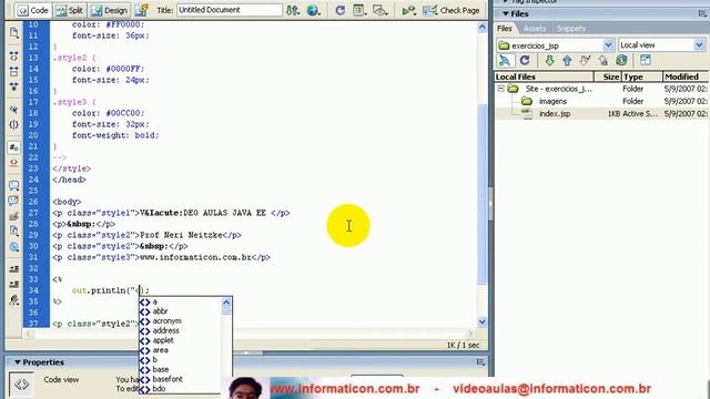aula 26 java ee Inserindo codigo Java no JSP смотреть онлайн