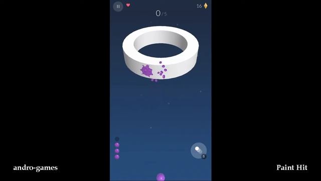 Paint Hit (by MAG Interactive) - casual game for android and iOS - gameplay. смотреть онлайн