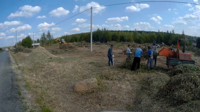 Подготовка участка 2500 кв.м. к строительству - процесс работ смотреть онлайн