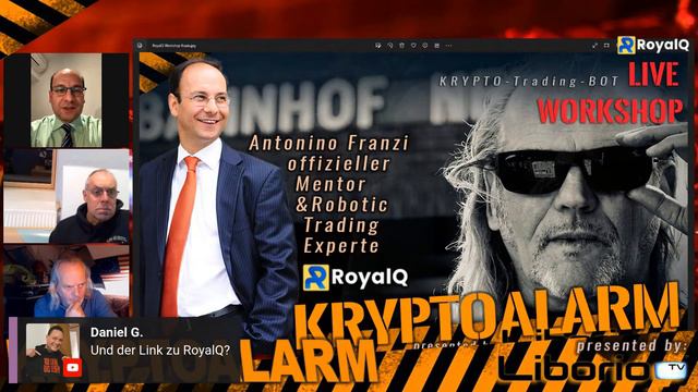 Royal Q - Workshop mit dem offiziellen Mentor & Robotic Trading Experten Antonino Franzi смотреть онлайн