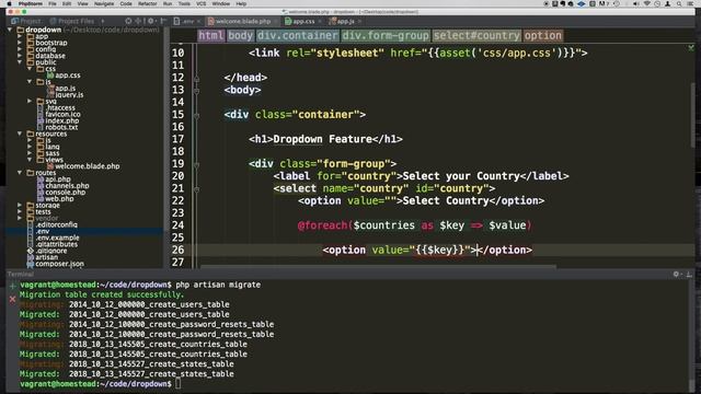 Laravel - Country and State Dropdown with AJAX - Part 4 смотреть онлайн