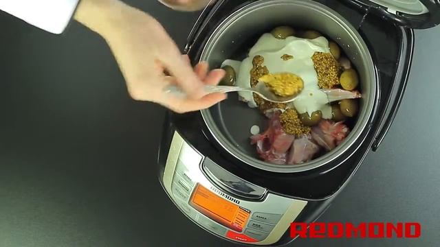 Кролик по-дижонски в мультиварке Redmond RMC-M4502 (1) смотреть онлайн