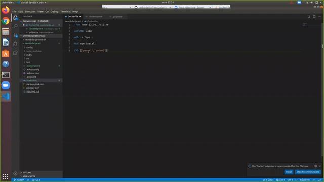Build NodeJs Application on docker смотреть онлайн