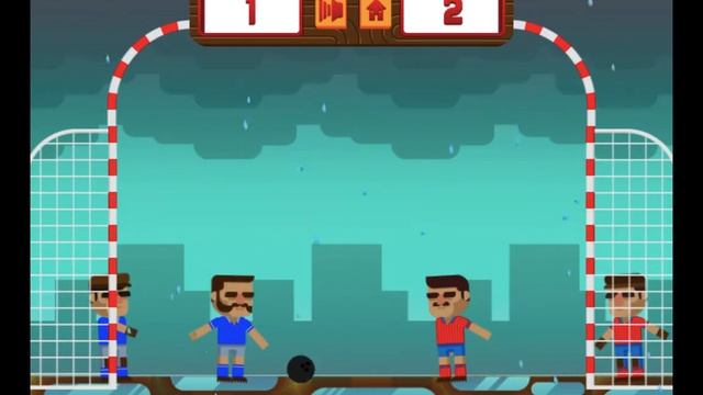 Физика футбола. Супер игра. Играем вместе. Платон и Папа.