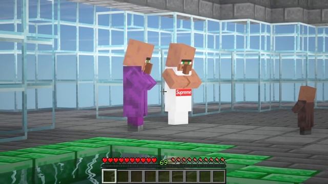 Escaping a Villager Prison in Minecraft смотреть онлайн