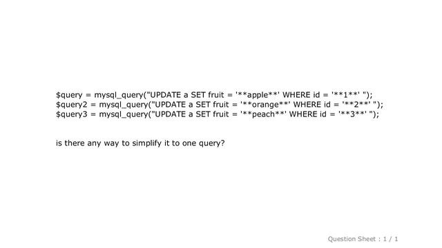 MySQL : How to bulk update mysql data with one query? смотреть онлайн