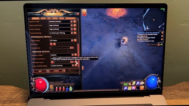 Path of Exile on Macbook Pro with M1 MAX смотреть онлайн