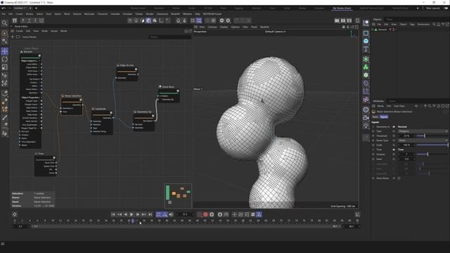 Scene Nodes / Edges to splines смотреть онлайн
