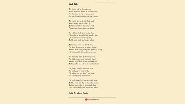 A Song of Rest. by Sophie M. Almon Hensley - Poem смотреть онлайн