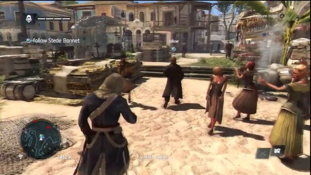 Let's play Assassin's Creed 4:Black Flag(PS3)-Episode 3-"Bar fight!" смотреть онлайн