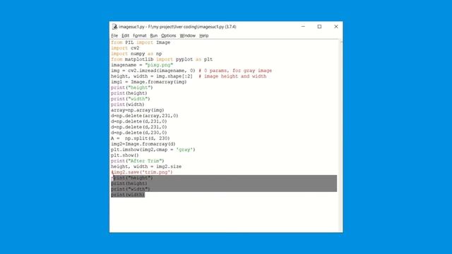 Trim image to equal Height and width python смотреть онлайн