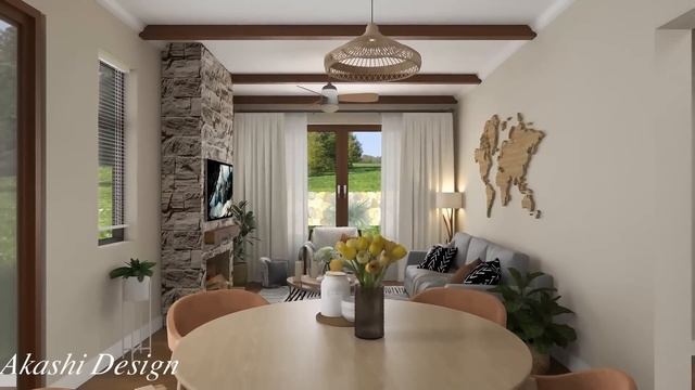 Most Beautiful Small House Design With Floor Plan ! Simple Life -Cottage смотреть онлайн
