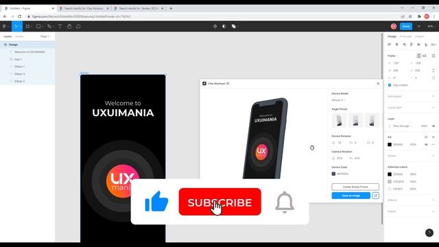 Create Free Design Mockups Using Figma  |  3D Mockups In Figma  |  Figma Mockup Plugins
