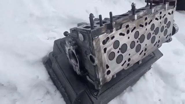 Головка под РЕМОНТ блока цилиндров (ГБЦ) Hyundai Kia 2.0 2.2 CRDI дизель D4EB D4EA