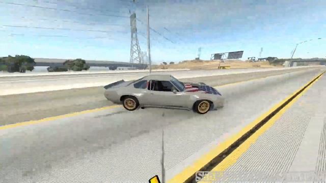 High Speed Realistic Spike Strip Crrashes -BeamNG-Drive смотреть онлайн