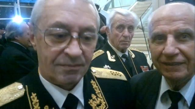 Вице-Адмирал А. А. Побожий и ветераны школы юнг. смотреть онлайн