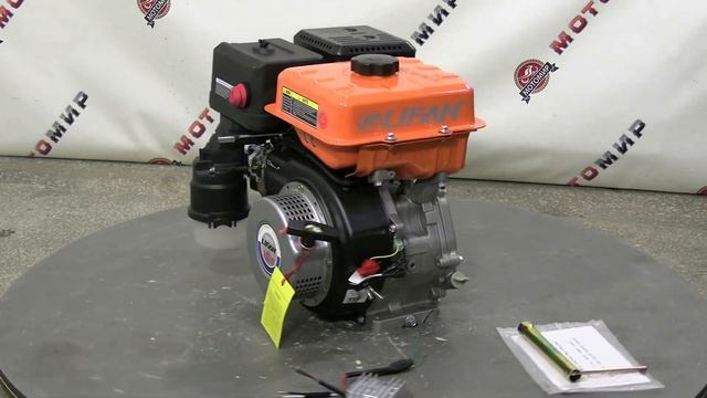 Двигатель LIFAN 10 л.с. 180F (вал d25 мм) с редуктором 2:1 (руч.,обрат вращ.) c катуш. освещ.7A 84В смотреть онлайн