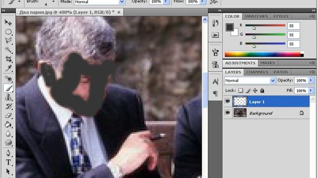 Изменение цвета кожи в Photoshop смотреть онлайн