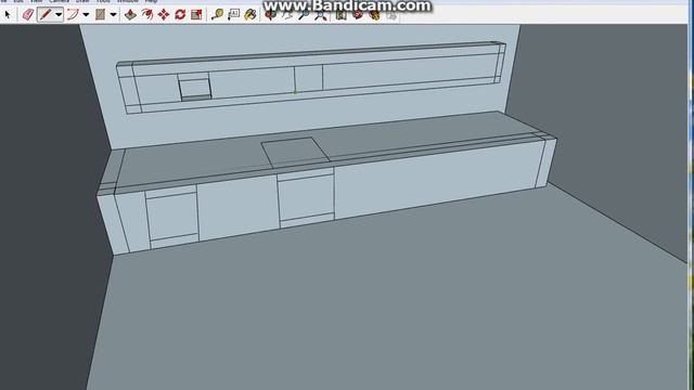 внутренняя отделка домов в Google SketchUp #1 кухня смотреть онлайн
