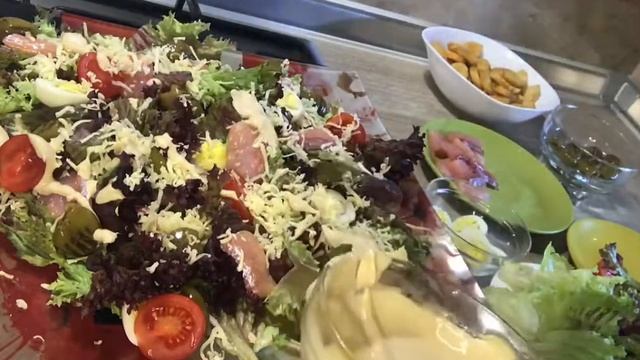 Салат Цезарь с семгой ?очень вкусный! смотреть онлайн