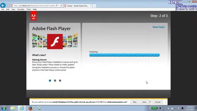 Tech Corner - Episode 1 - Installing Flash Player смотреть онлайн