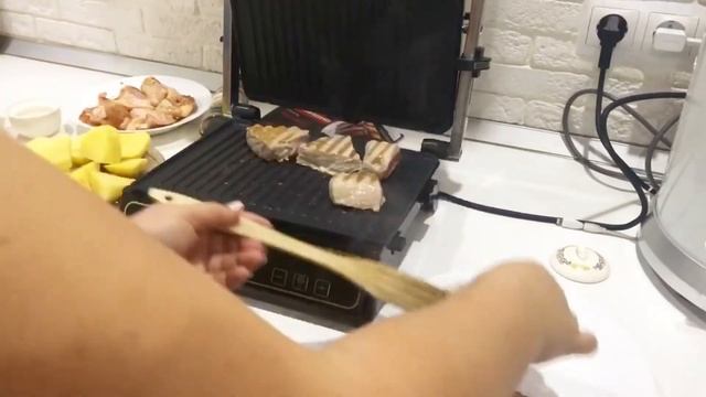 Обалденный мощный гриль! Обзор Гриль SteakMaster REDMOND RGM-M809 смотреть онлайн