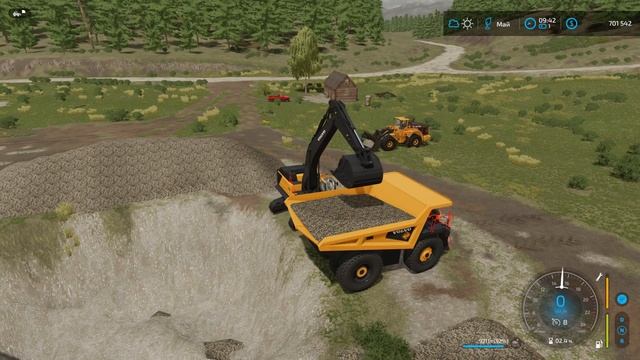 FS 22 - Сею сорго. Работаю на большом карьерном самосвале - Фермер в Элк - Маунтин Вайоминг # 14 смотреть онлайн