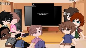 Losers club react to Richie || Gacha life || Reaction