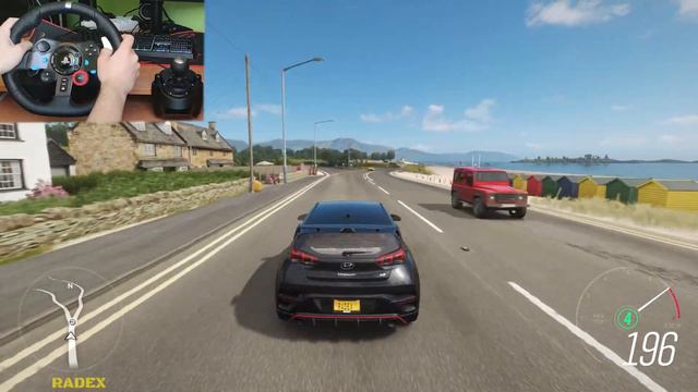 2019 HYUNDAI VELOSTER N (Steering Wheel + Shifter) - Forza Horizon 4 #14 | Radex смотреть онлайн