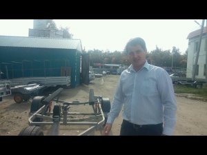 Переделали лодочный прицеп МЗСА 81771С для ПВХ лодки. ЦЛП АРИВА.