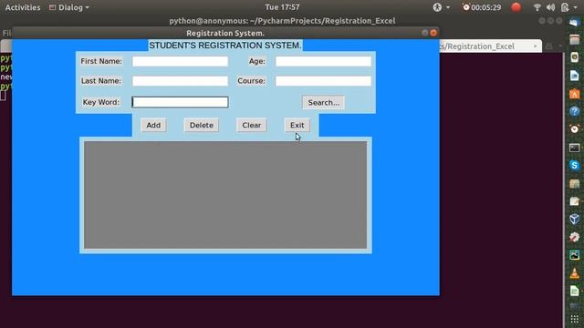 Portfolio 001 - python3, Tkinter and openpyxl (sample registration system) смотреть онлайн
