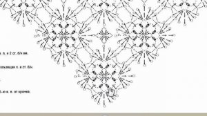 шаль крючком из фрагментов (мотивов). Как связать шаль крючком по схеме. #ЛюдмилаТен