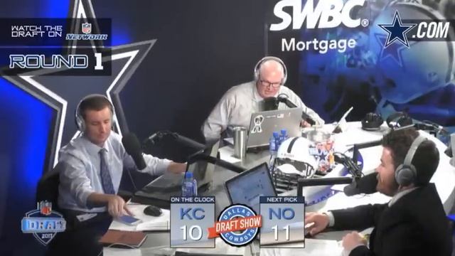 Dallas Cowboys staff react to Patrick Mahomes being drafted by the Chiefs - 2017 NFL draft смотреть онлайн