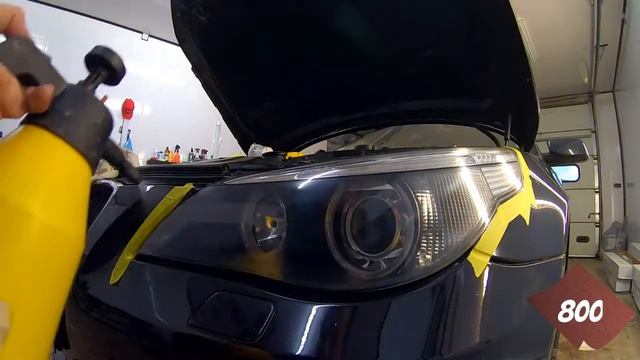 Мутная фара что делать? Полировка фар. Восстановление фар БМВ е61 своими руками. Бизнес в гараже смотреть онлайн