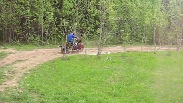 Самодельный мотоцикл с двигателем 9 л. с. смотреть онлайн