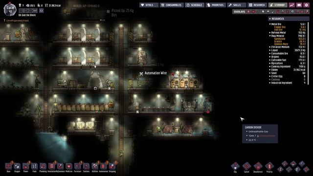 Duplicants are Afraid of the Dark! - Oxygen Not Included Gameplay - Lights Out Mod смотреть онлайн